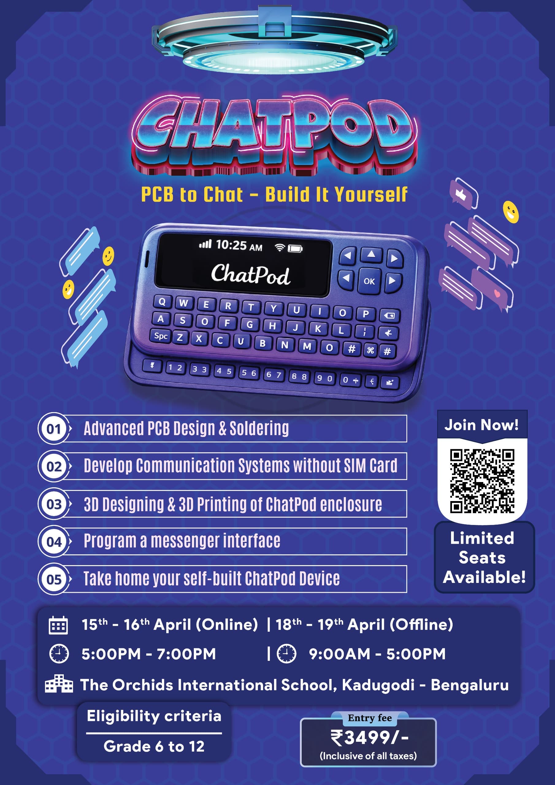 The CHATPOD Bangalore Banner